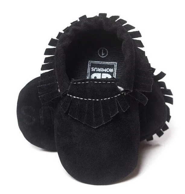 2016 New Suede Tassel Bow pu leather Newborn Baby Infant Toddler baby Moccasins Soft Mocc Bebe Non-slip Prewalker Baby Shoes