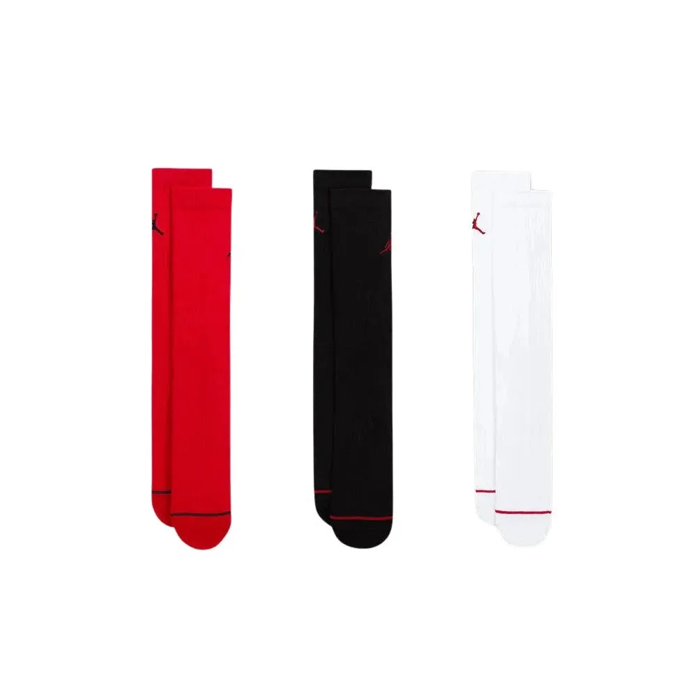 3 Pack Jumpman Cushioned Crew Socks