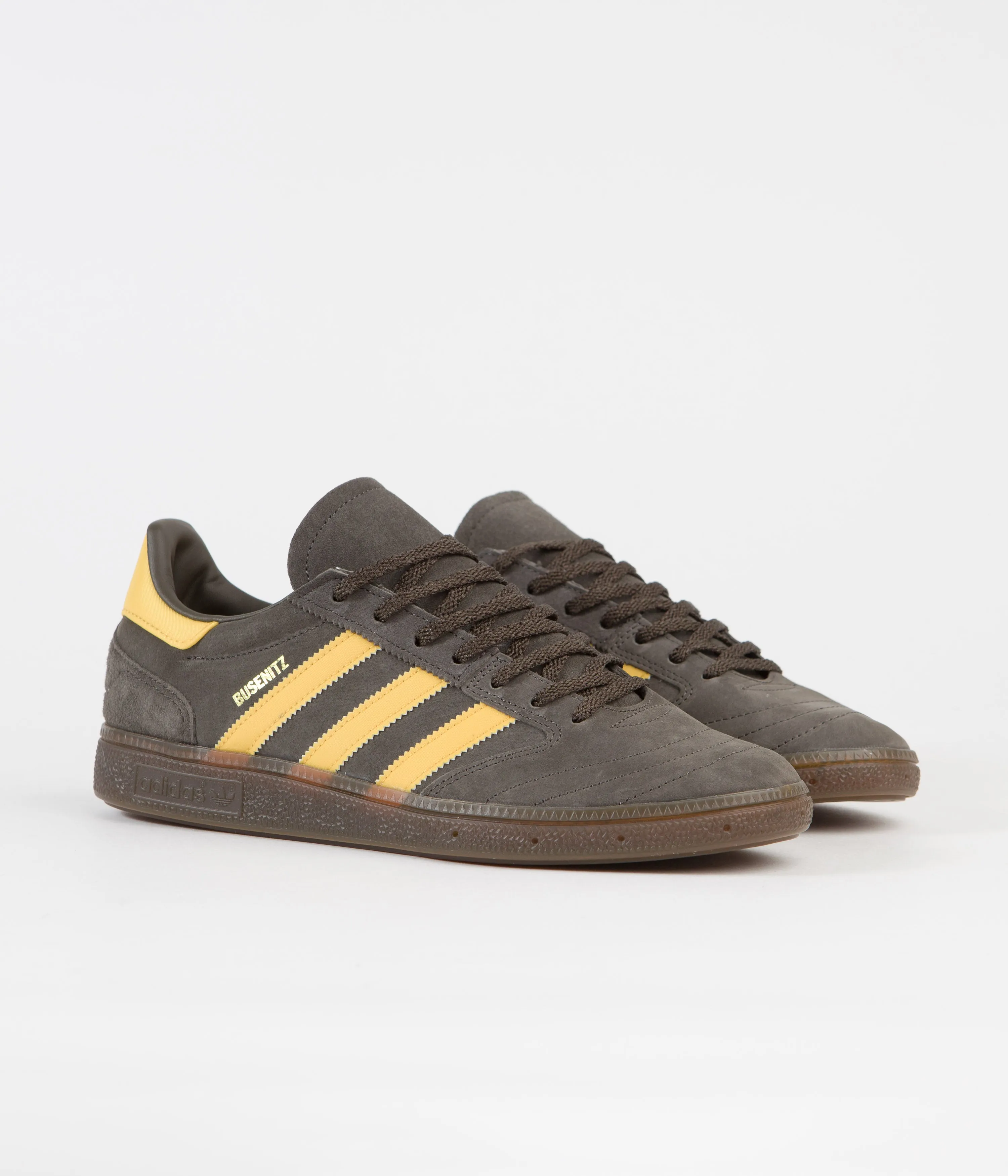 Adidas Busenitz Vintage Shoes - Shadow Olive / Bold Gold / Gum5