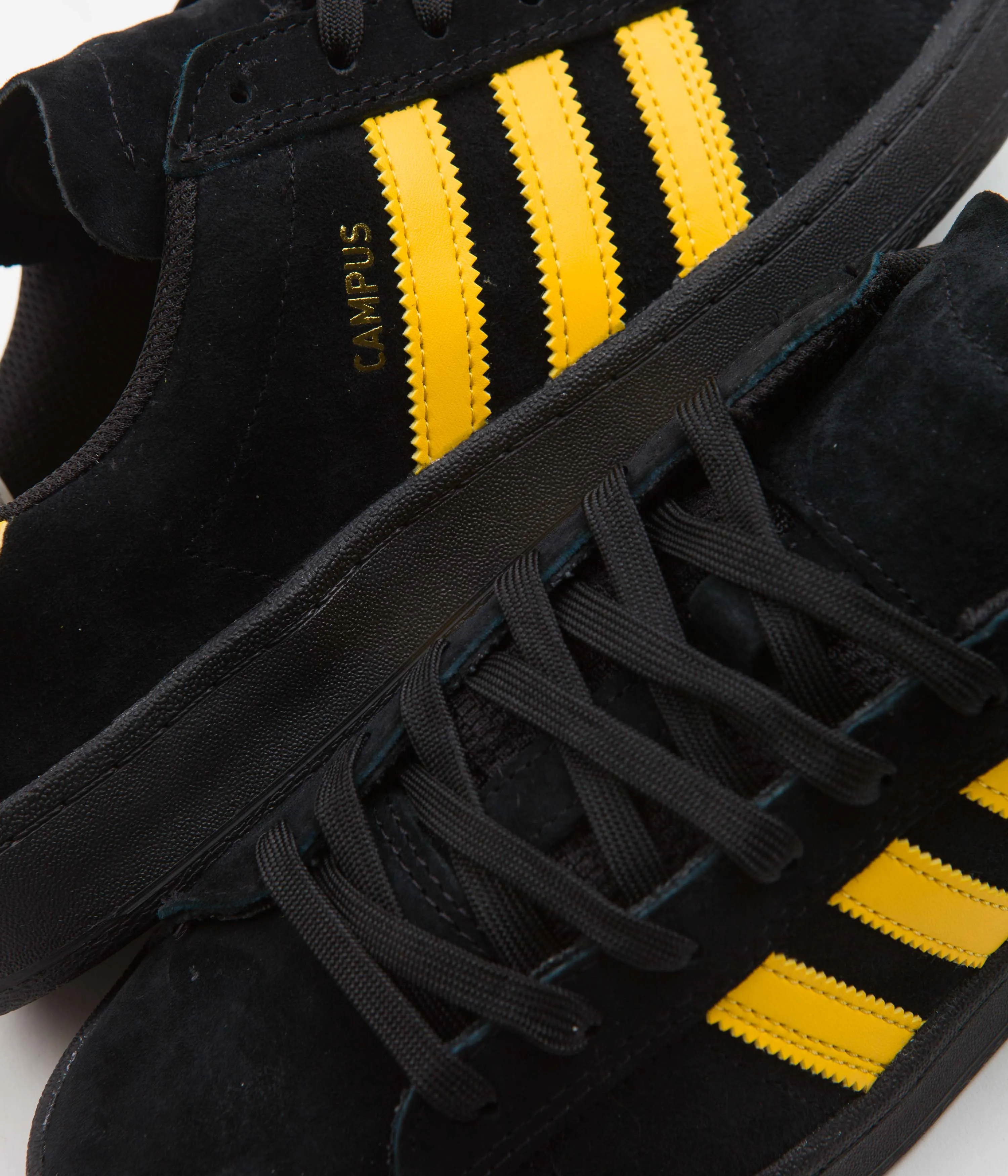 Adidas Campus Adv Shoes - Core Black / Bold Gold / Core Black