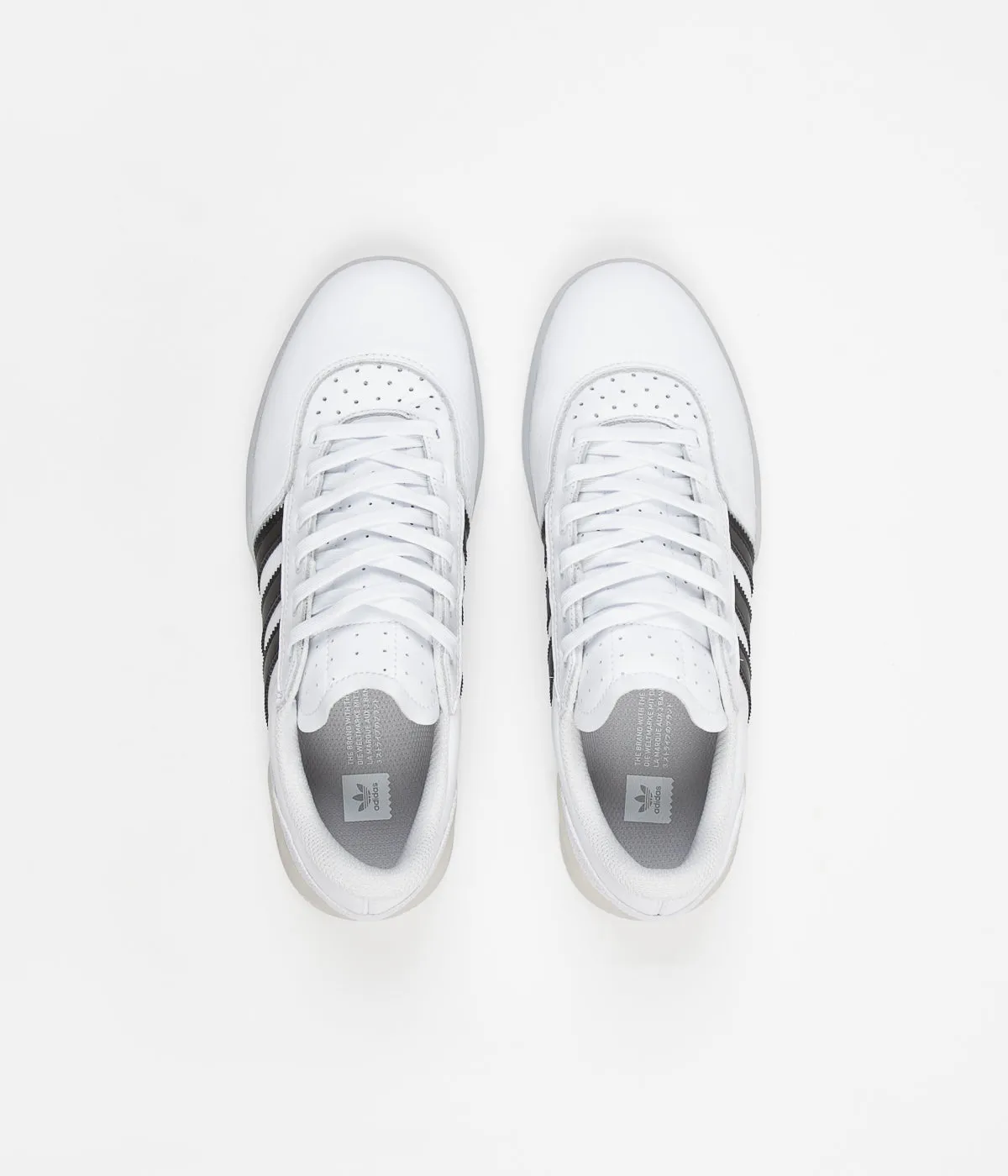 Adidas City Cup Shoes - White / Core Black / Light Solid Grey