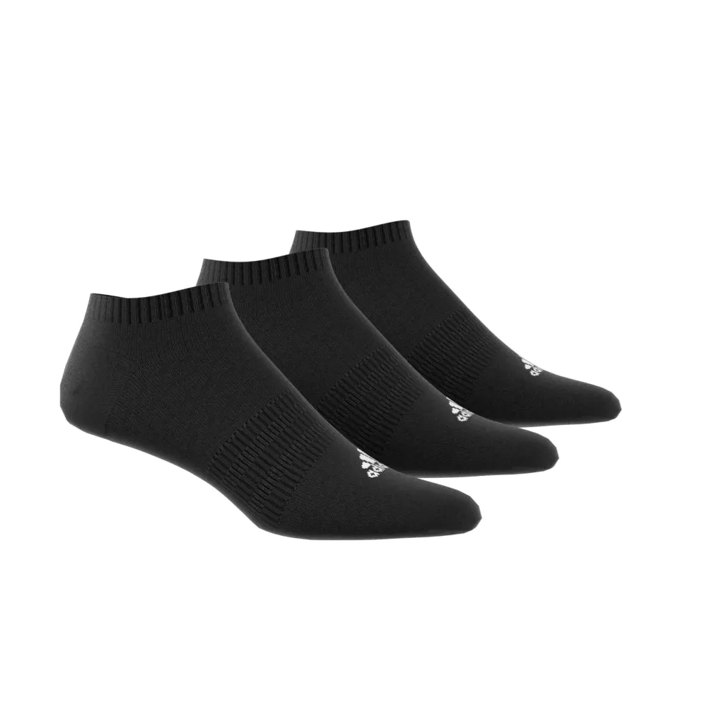 ADIDAS CUSHIONED LOW-CUT SOCKS 3 PAIRS BLACK