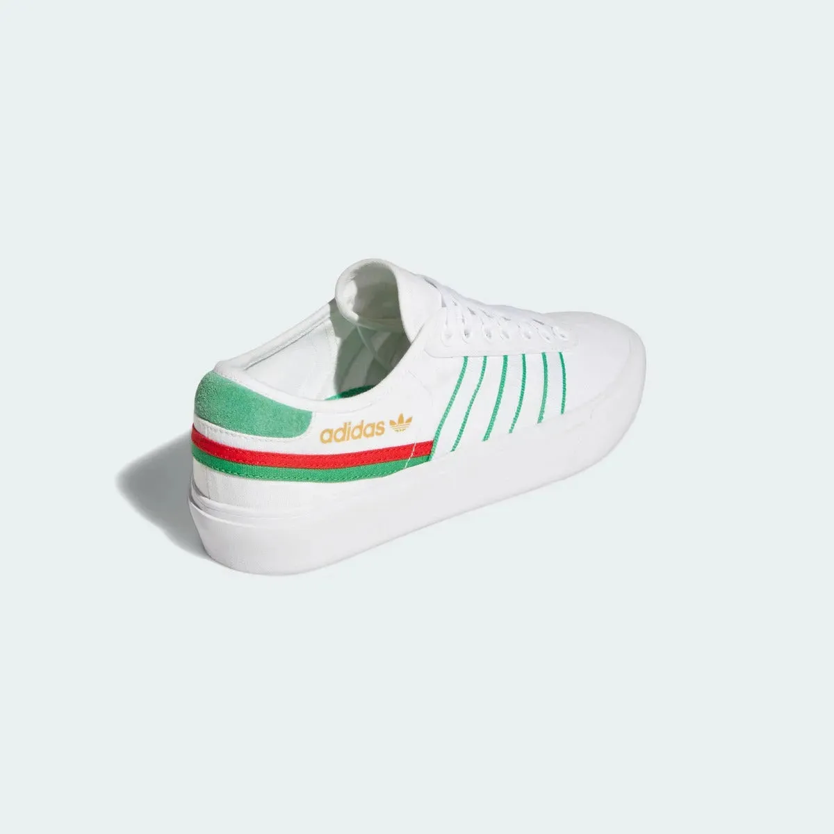 adidas DELPALA x FMF Skate-Inspired Shoes - White-Green