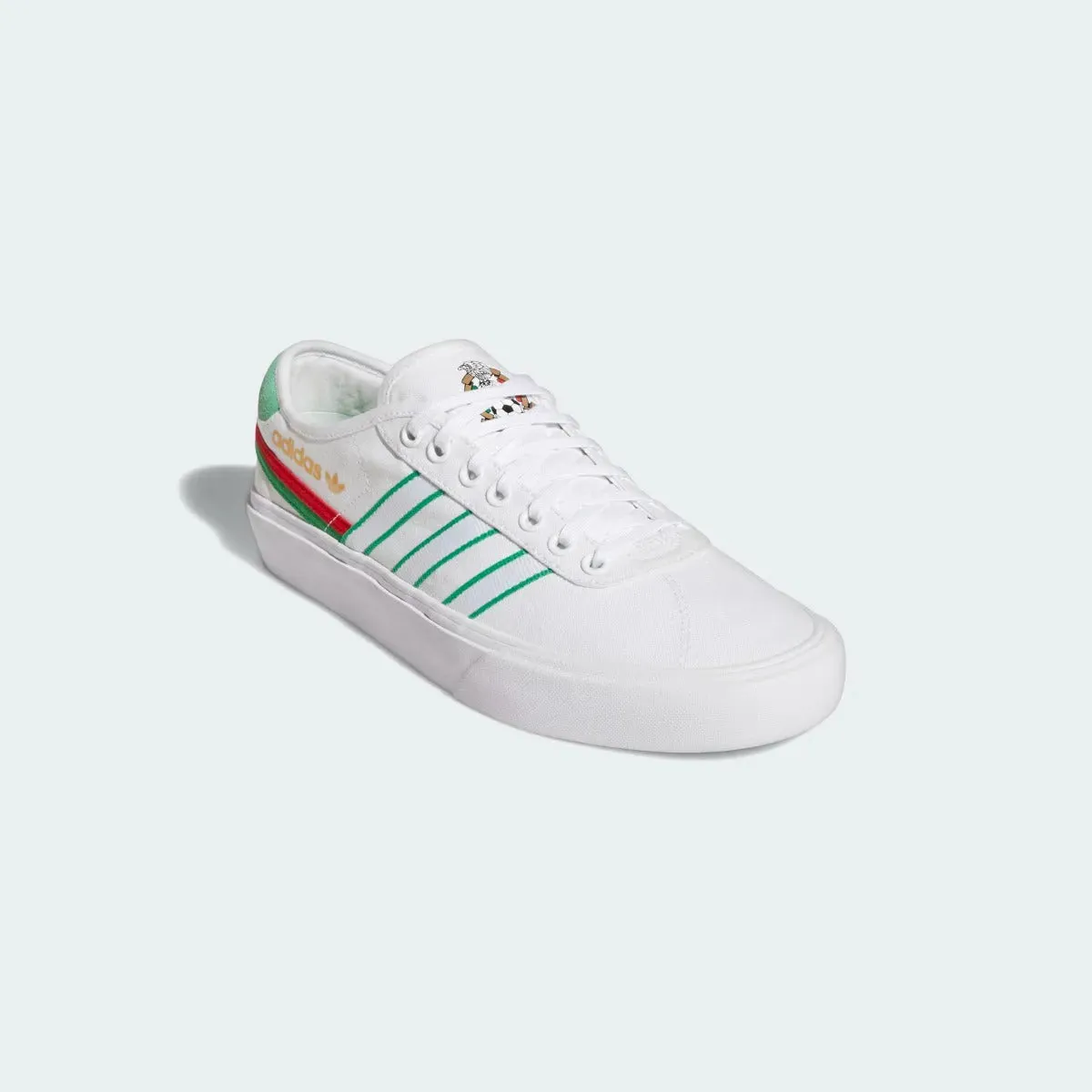 adidas DELPALA x FMF Skate-Inspired Shoes - White-Green