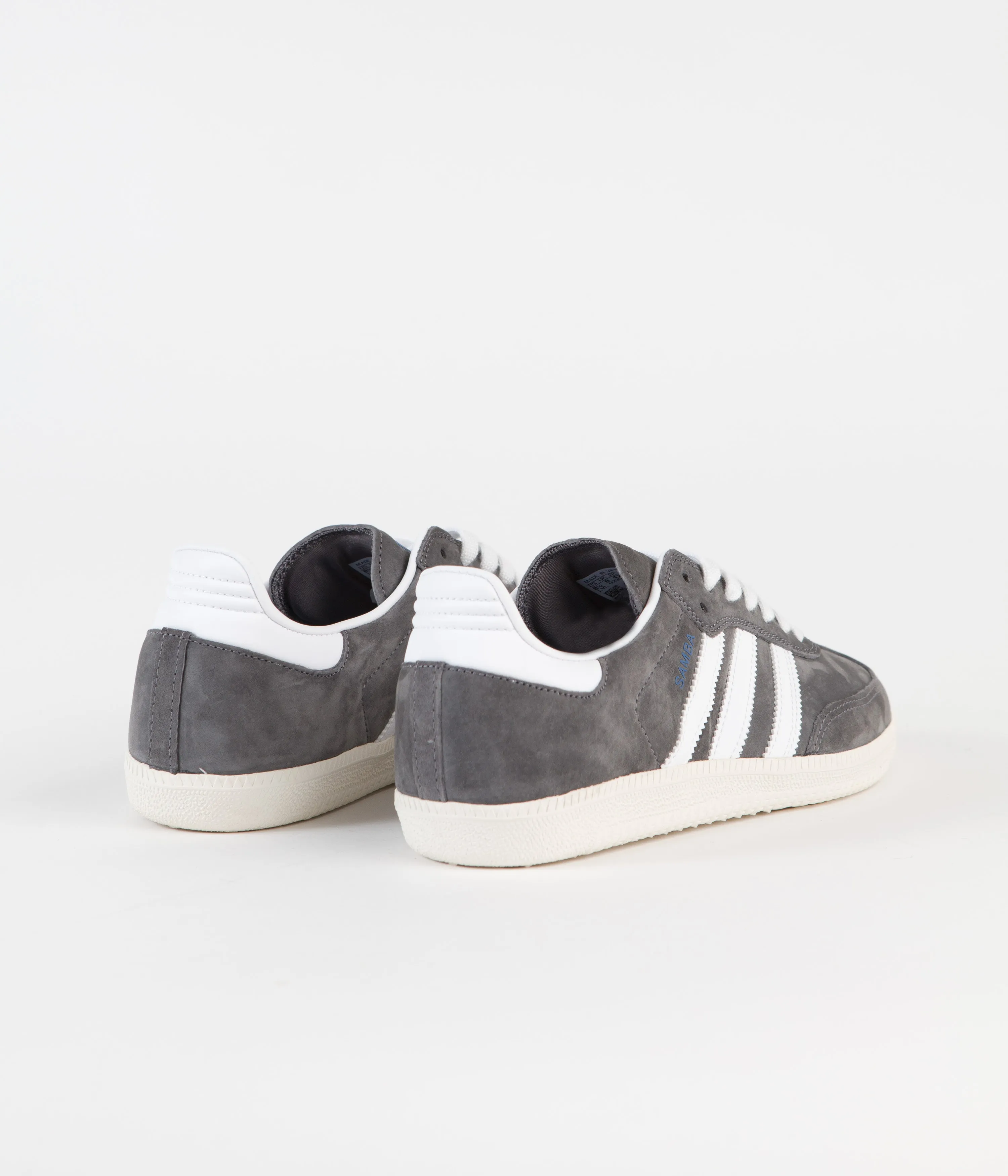 Adidas Samba Adv Shoes - Grey Five / FTWR White / Bluebird