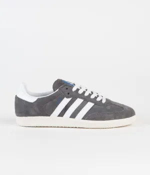 Adidas Samba Adv Shoes - Grey Five / FTWR White / Bluebird