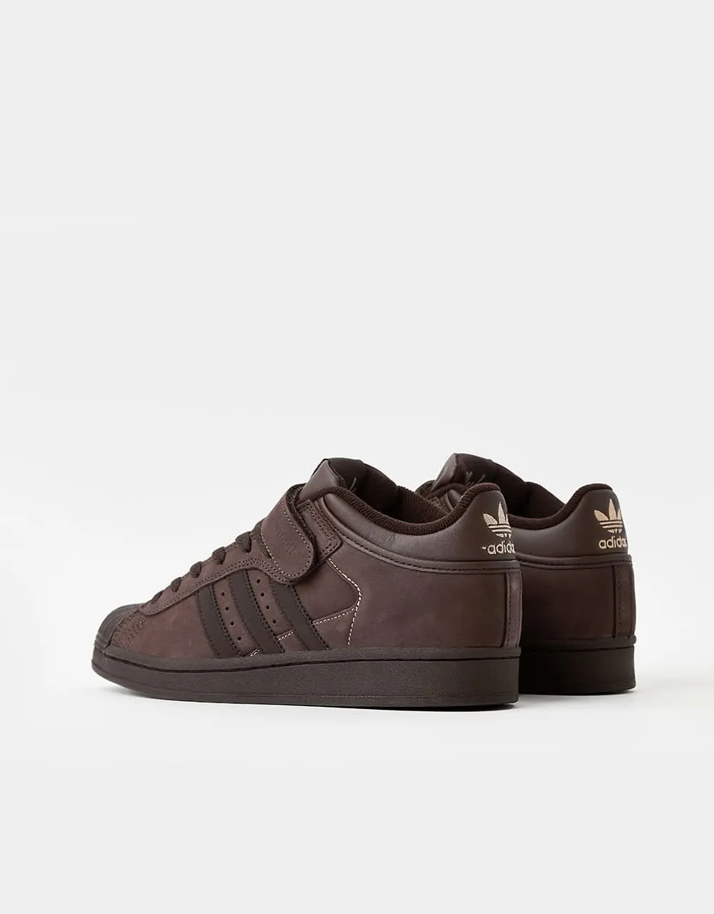 adidas x Niels Bennett Pro Shell Skate Shoes - Brown/Dark Brown/Magic Beige