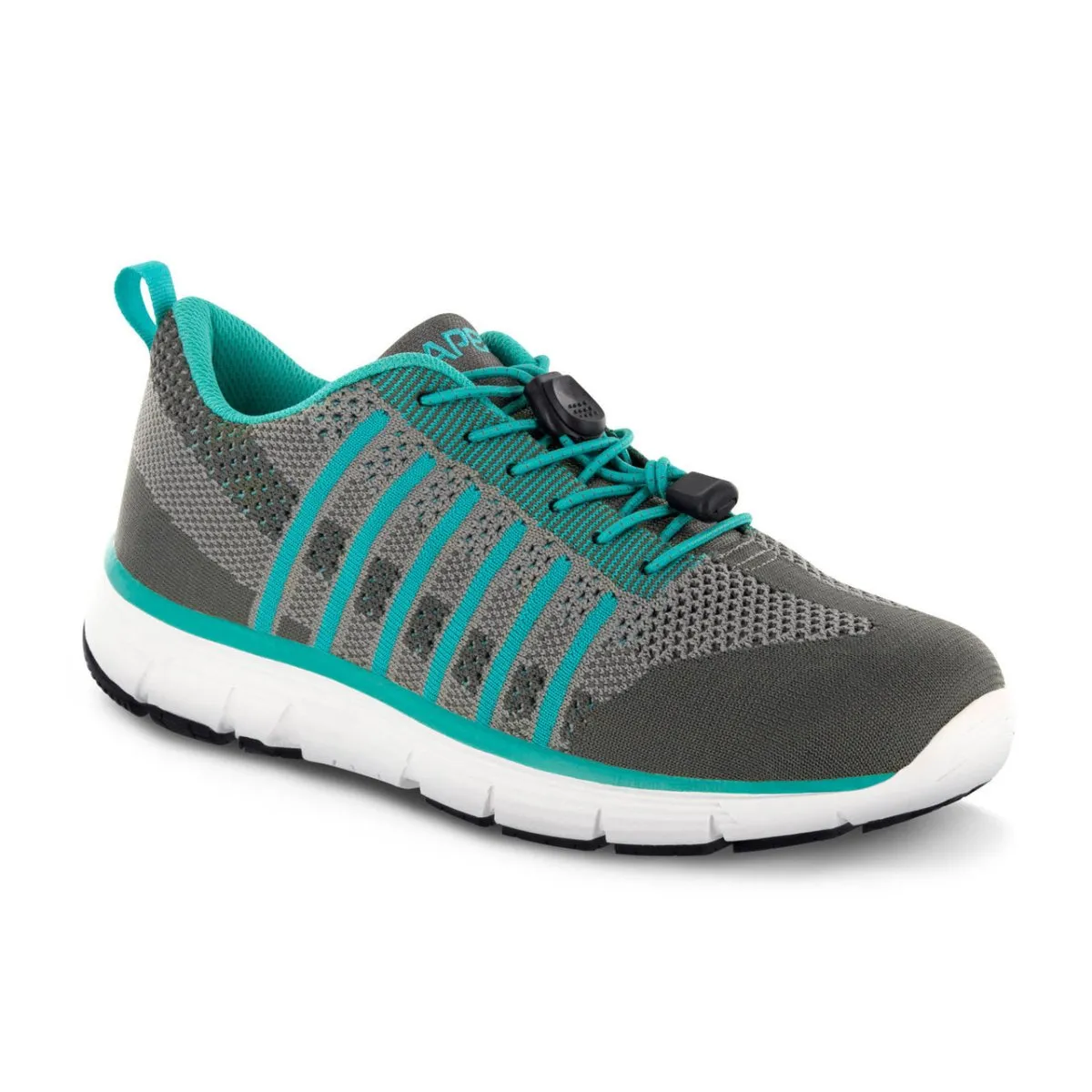 Apex A7000w Breeze Knit Lace Up Women's Active Shoe In Ocean/grey