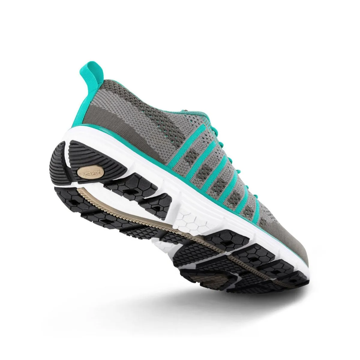 Apex A7000w Breeze Knit Lace Up Women's Active Shoe In Ocean/grey