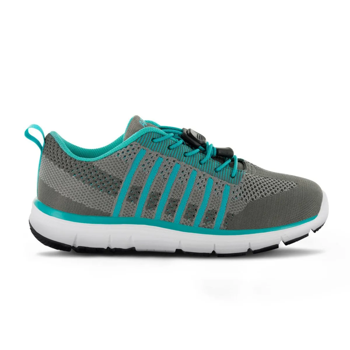 Apex A7000w Breeze Knit Lace Up Women's Active Shoe In Ocean/grey