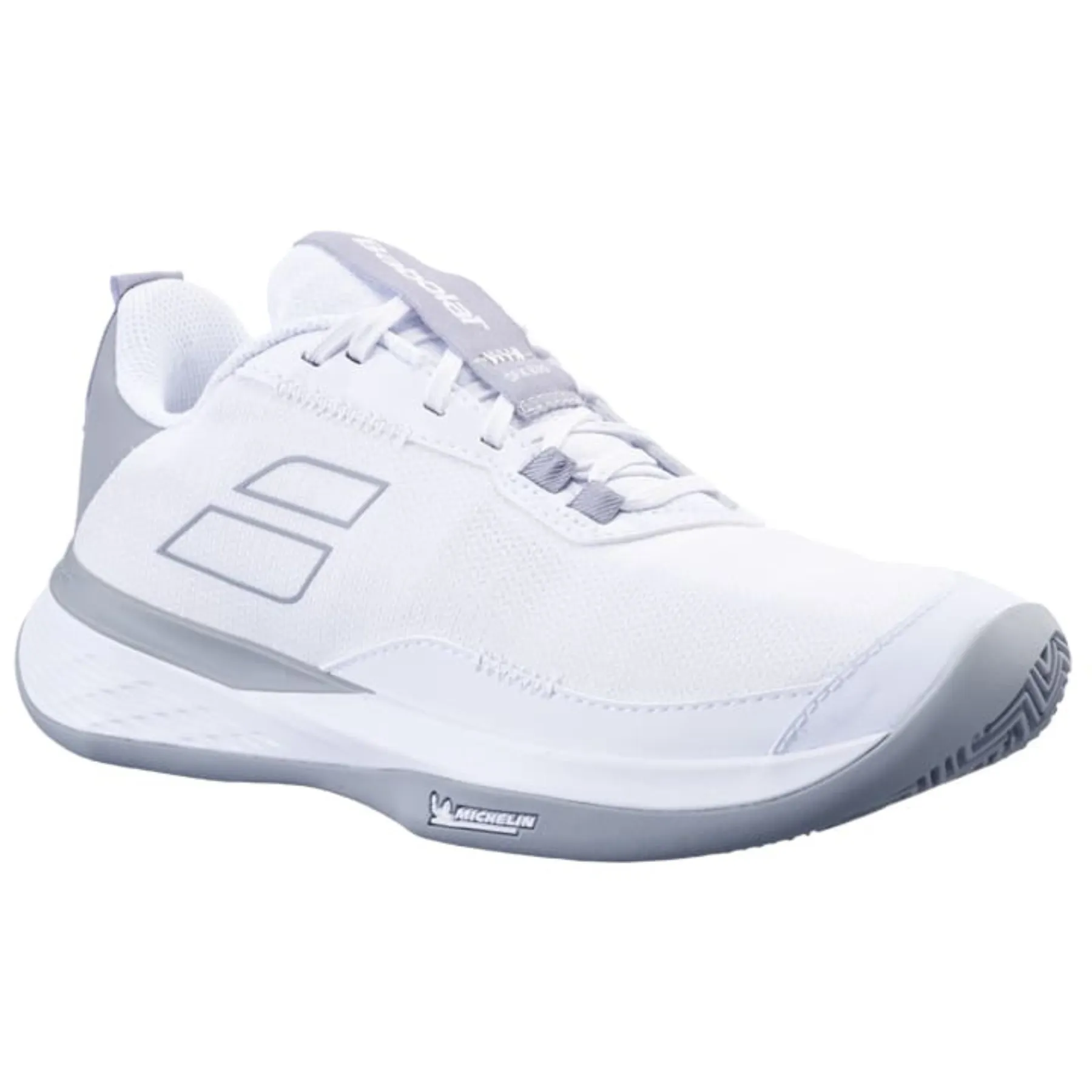 Babolat Sfx Evo Clay Women Tennis Shoes - White/Lunar Grey