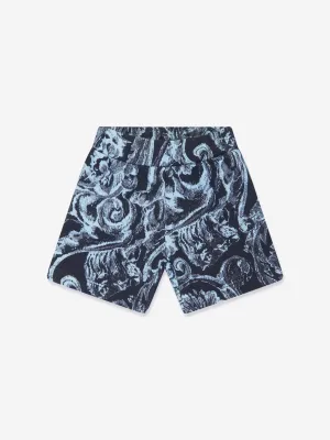 Baby Boys Barocco Shorts in Navy