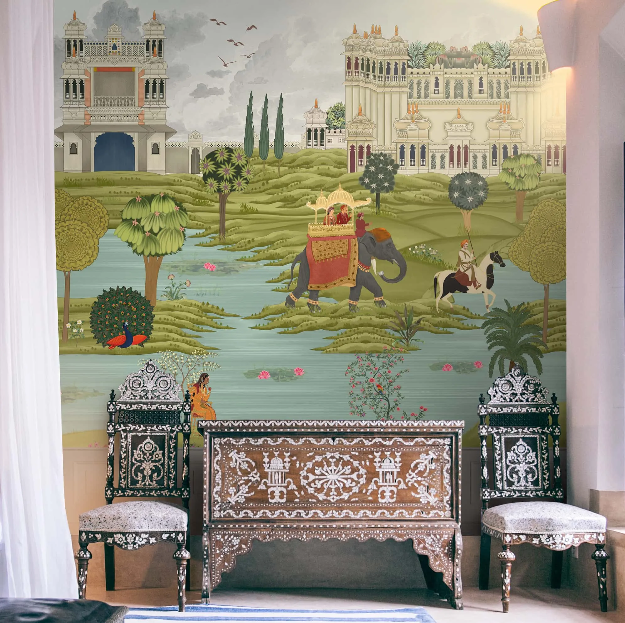 Bharat, Rich Indian Scenic Wallpaper, Customised