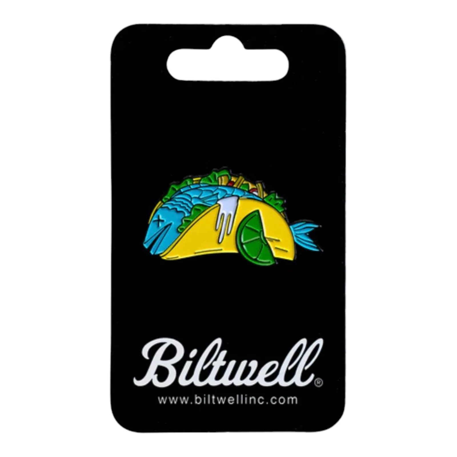 Biltwell Enamel Pin - Fish Taco