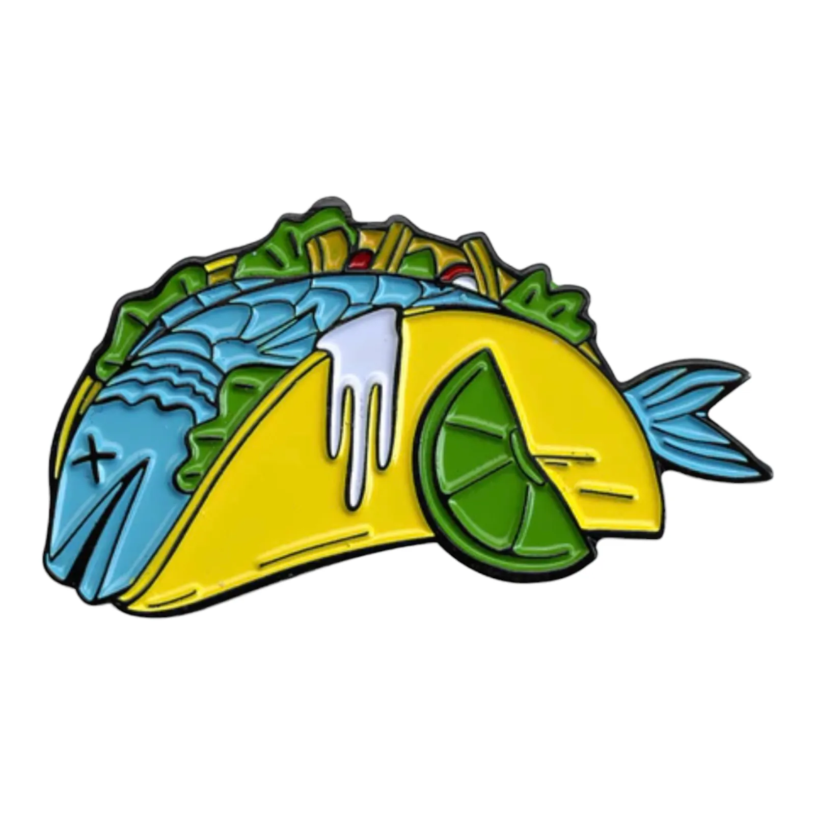 Biltwell Enamel Pin - Fish Taco