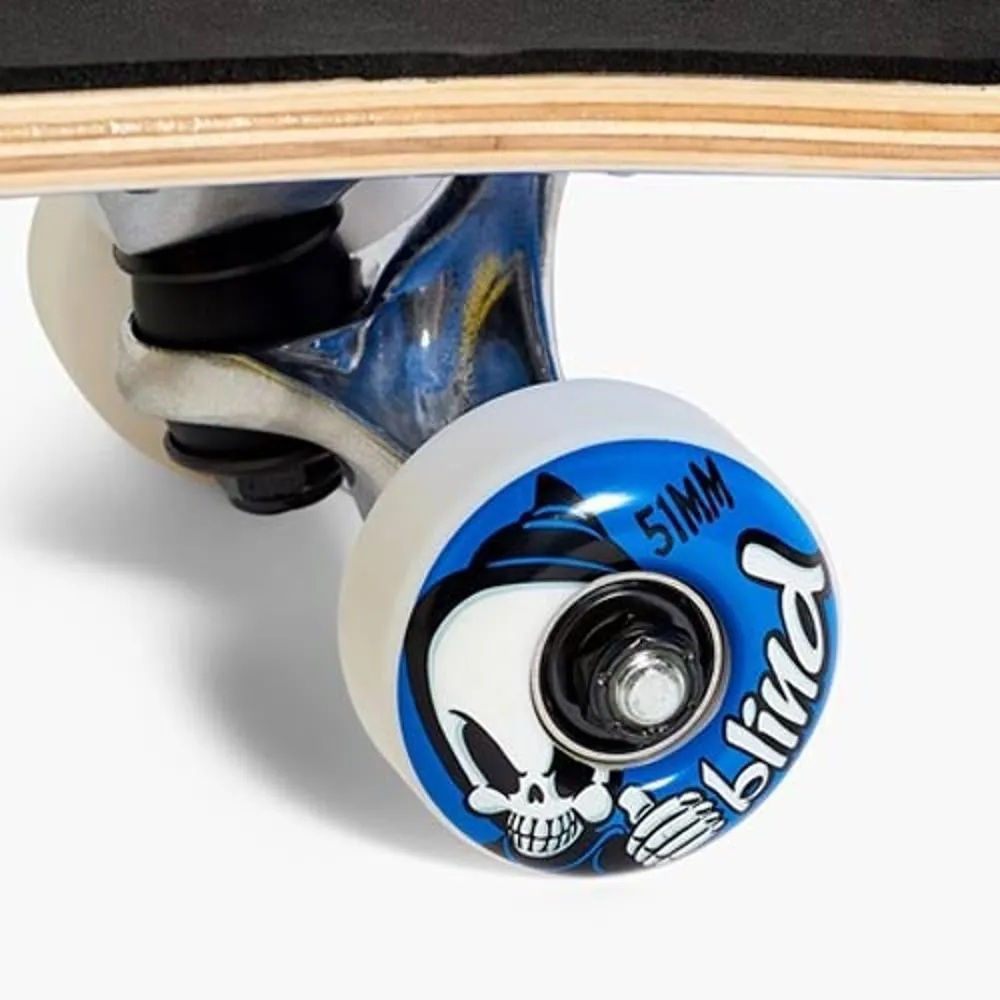 Blind Nine Lives First Push Soft Top in Blue 6.75" Skateboard