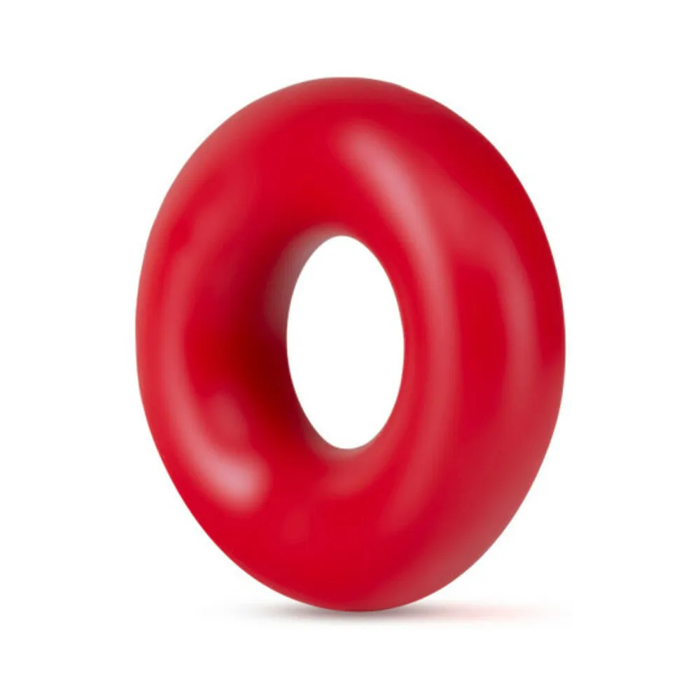 Blush Stay Hard Donut Rings Oversized Cockring 2-Pack Red