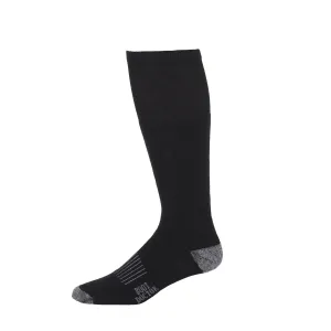 Boot Doctor Men's Black Over The Calf Boot Socks- 2 Pair