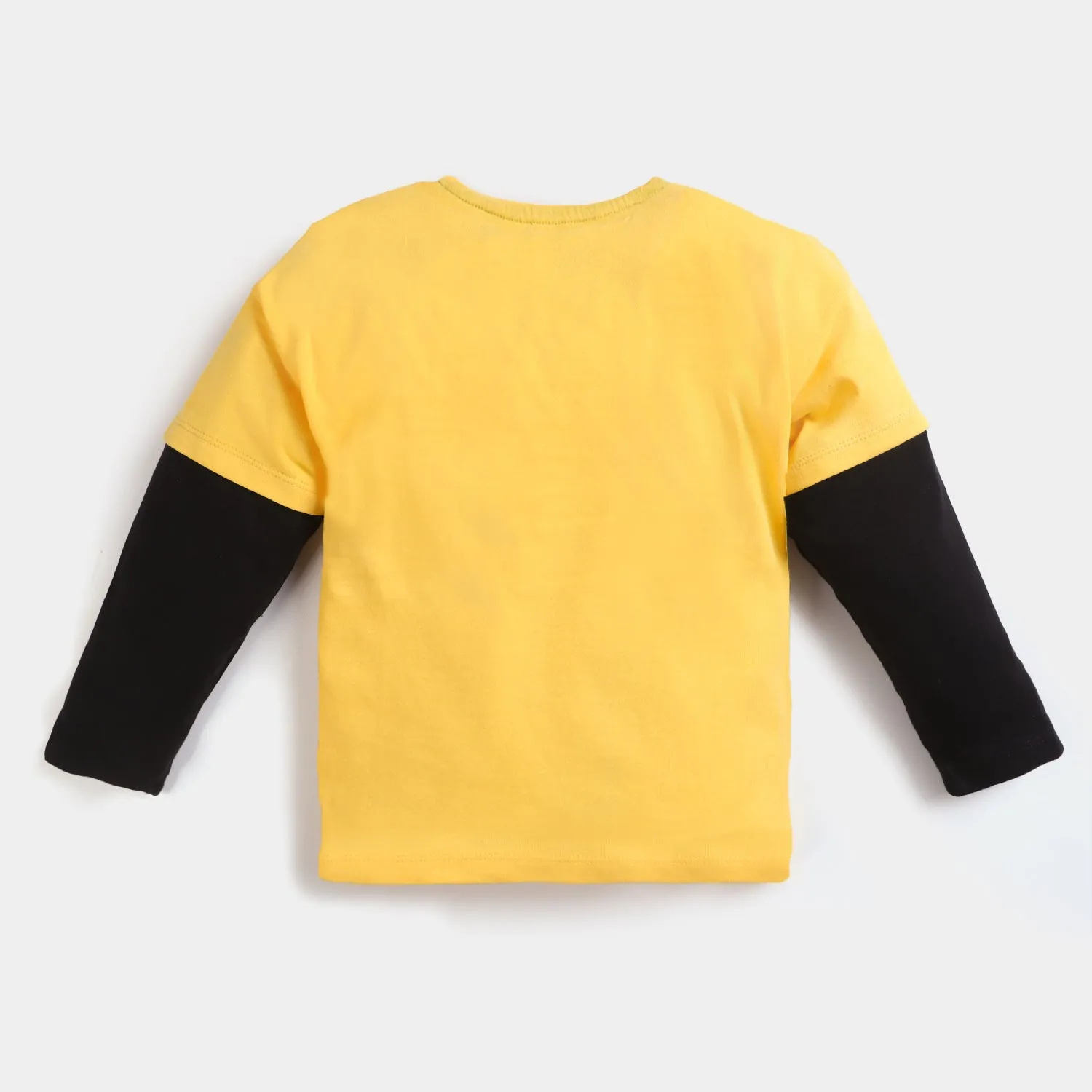 Boys Cotton T-Shirt F/S Skate Edition-Yellow