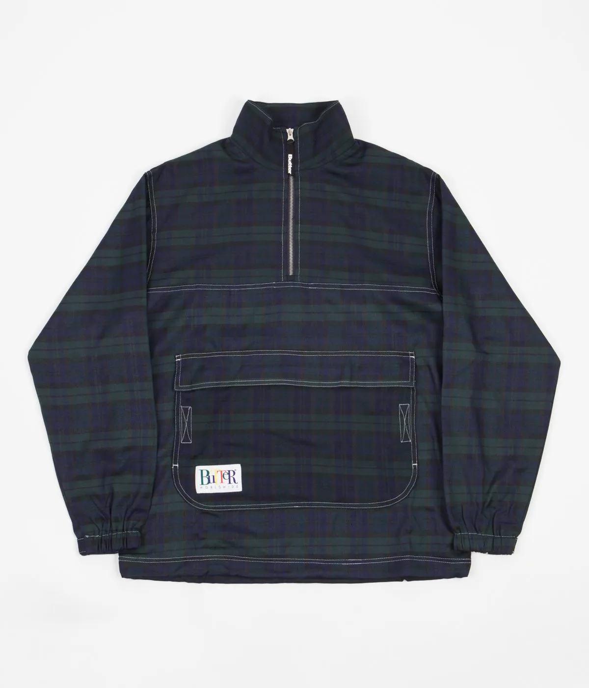 Butter Goods Spring Pullover Jacket - Navy / Forest