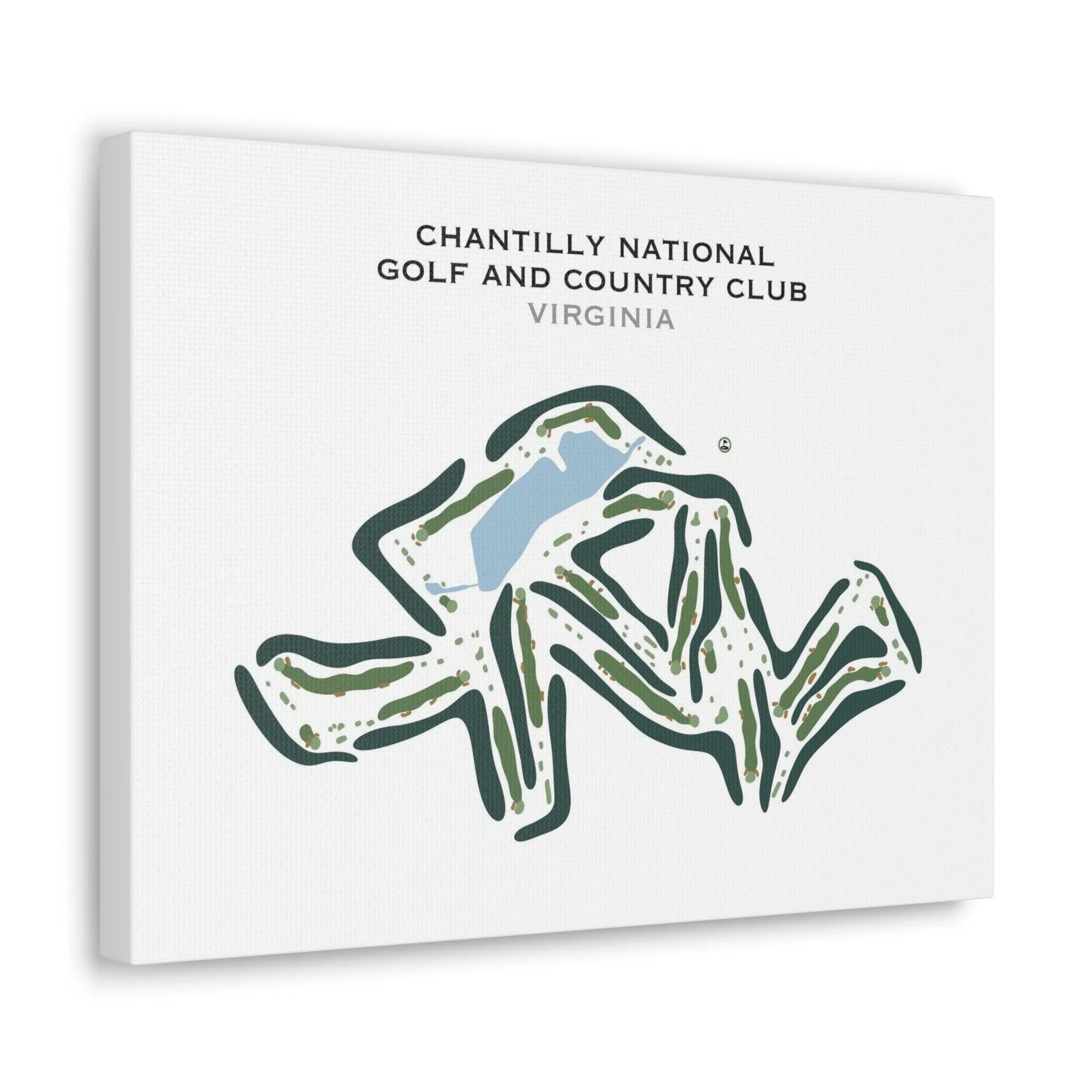 Chantilly National Golf & Country Club, Virginia - Printed Golf Course