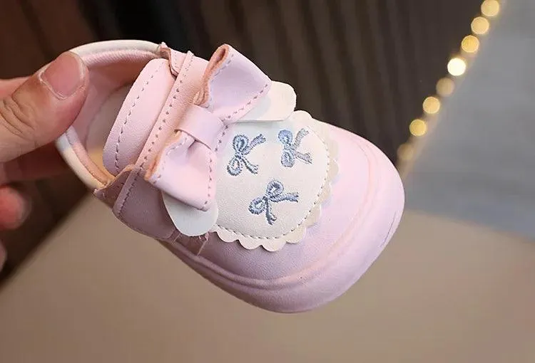 Children's Casual Shoes for Girls - Adorable Flat with Sweet Bow - TSS282