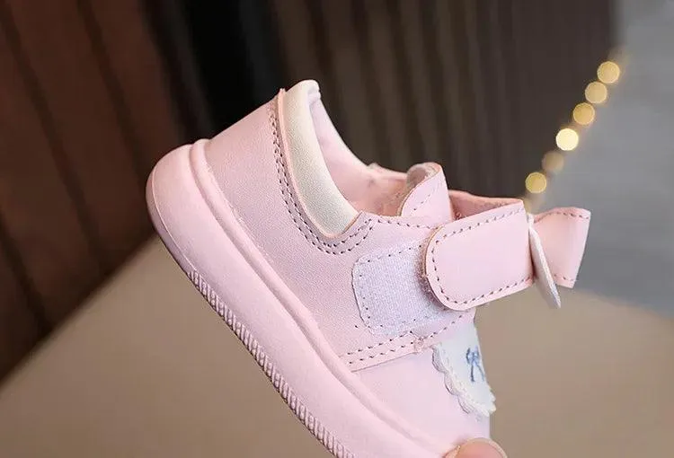 Children's Casual Shoes for Girls - Adorable Flat with Sweet Bow - TSS282