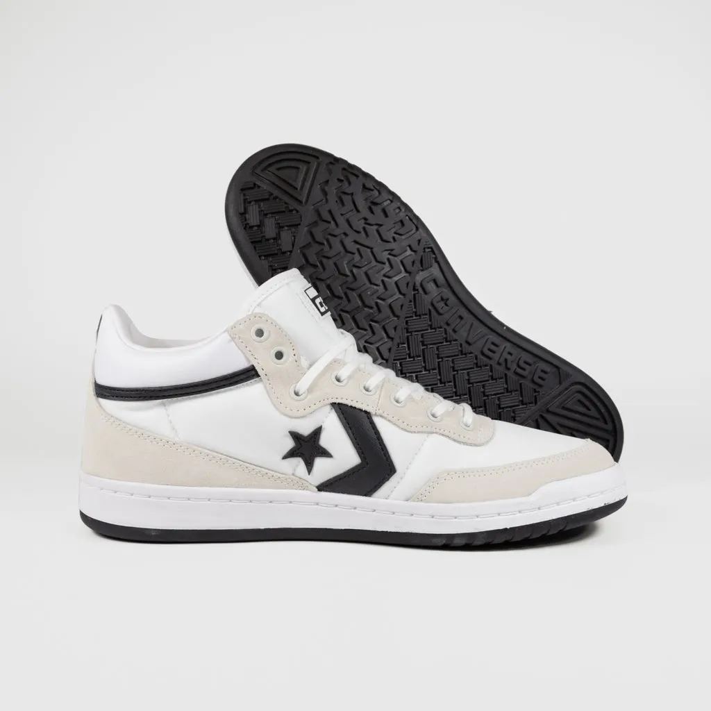 Converse Cons - Fastbreak Pro Mid Shoes - White / Black / Egret