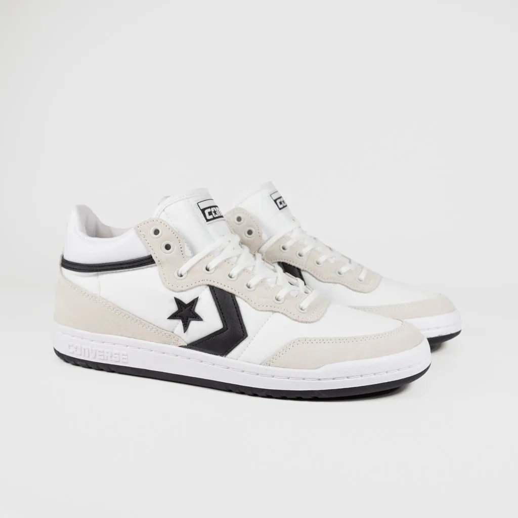 Converse Cons - Fastbreak Pro Mid Shoes - White / Black / Egret