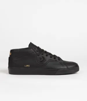 Converse Louie Lopez Pro Mono Leather Shoes - Black / Black / Black