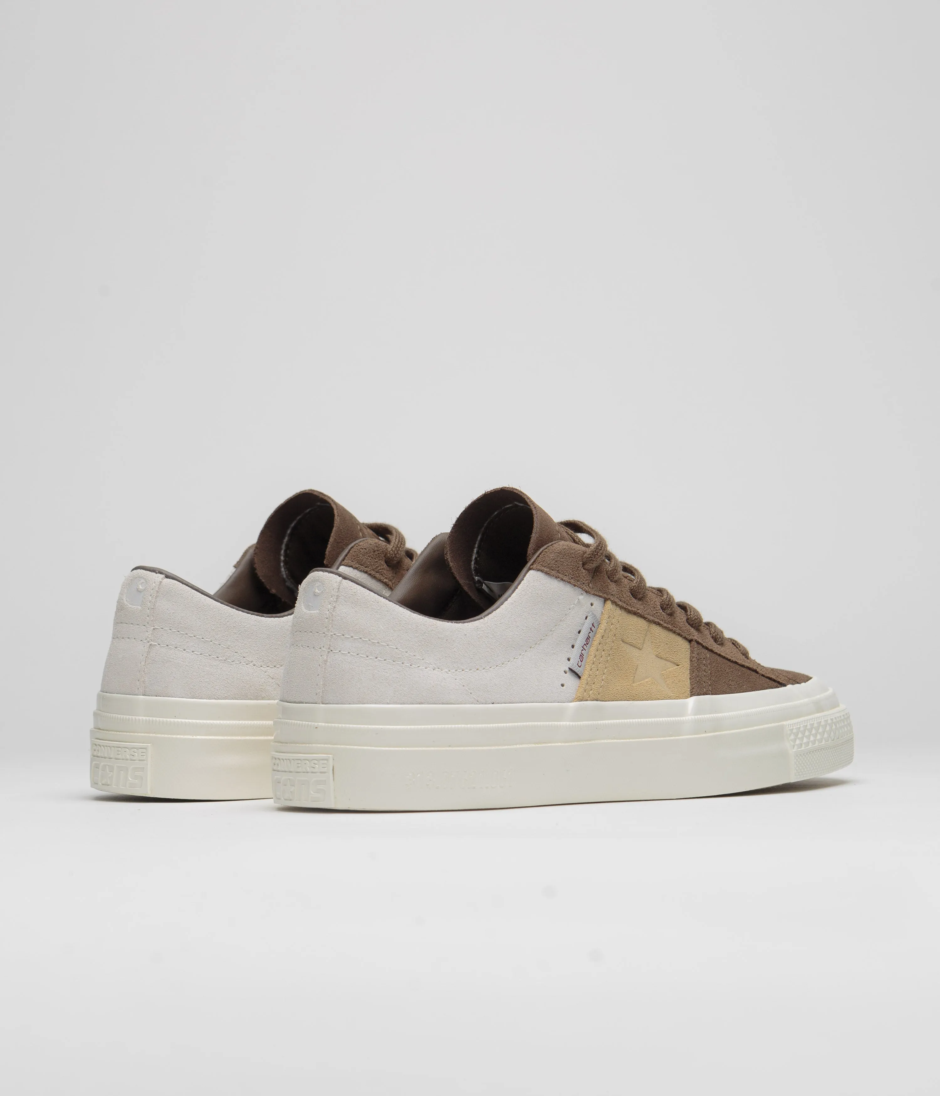 Converse x Carhartt WIP One Star Academy Pro Shoes - Dark Earth / Starfish / Egret