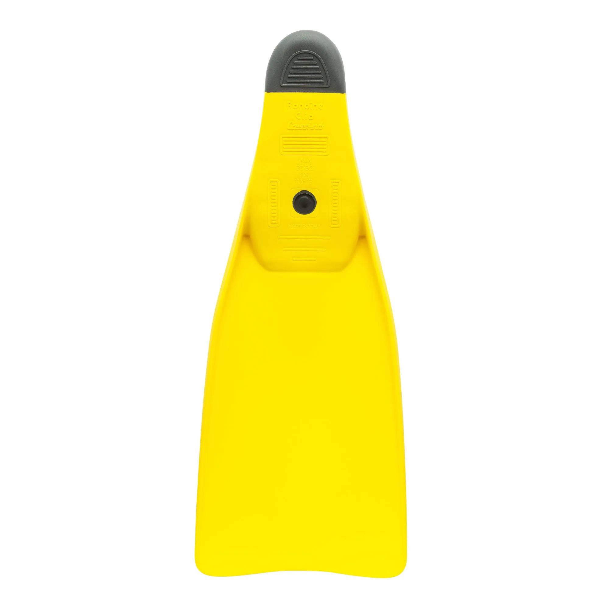 Cressi Clio Full Foot Fins - Yellow - 2.5-3.5 (35/36)