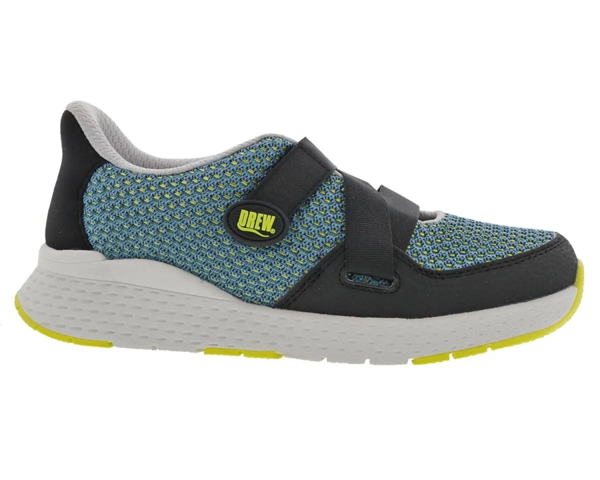 Drew Bayside Women's Comfort Sneaker Shoe In Teal Combo