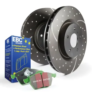 EBC Brakes S10KF1399 S10 Kits Greenstuff 2000 and GD Rotors