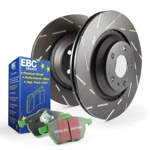 EBC Brakes S2KR1181 S2 Kits Greenstuff 2000 and USR Rotors