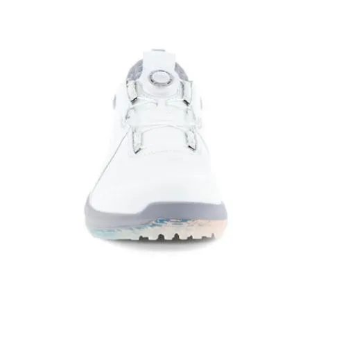 Ecco Womens Biom Hybrid 4 BOA Golf Shoes White/Silver Grey