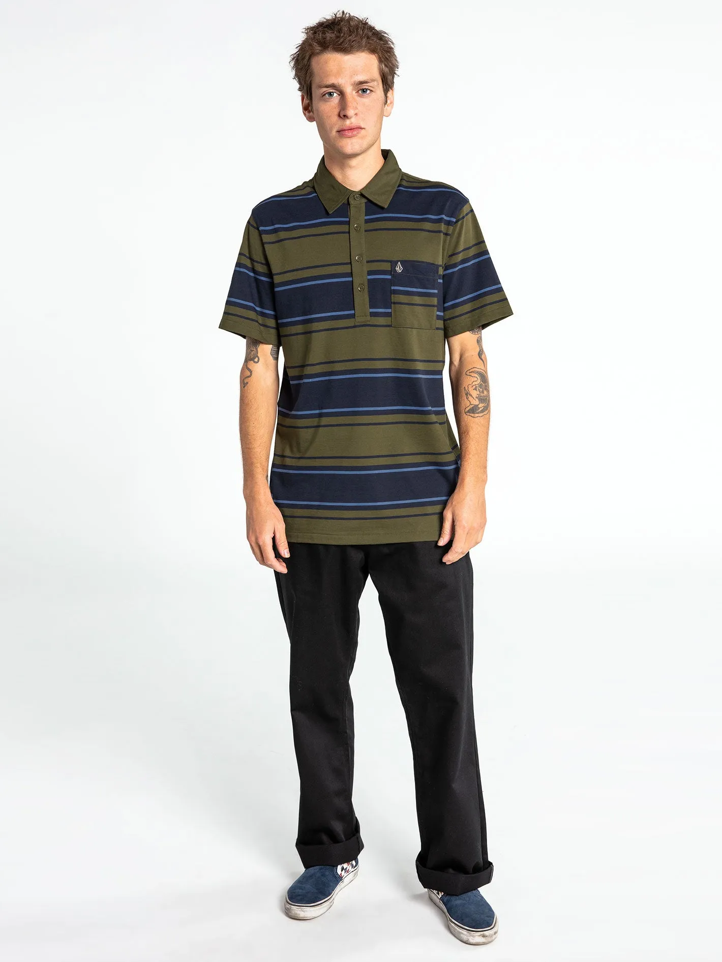 Ego Flow Polo Short Sleeve - Military