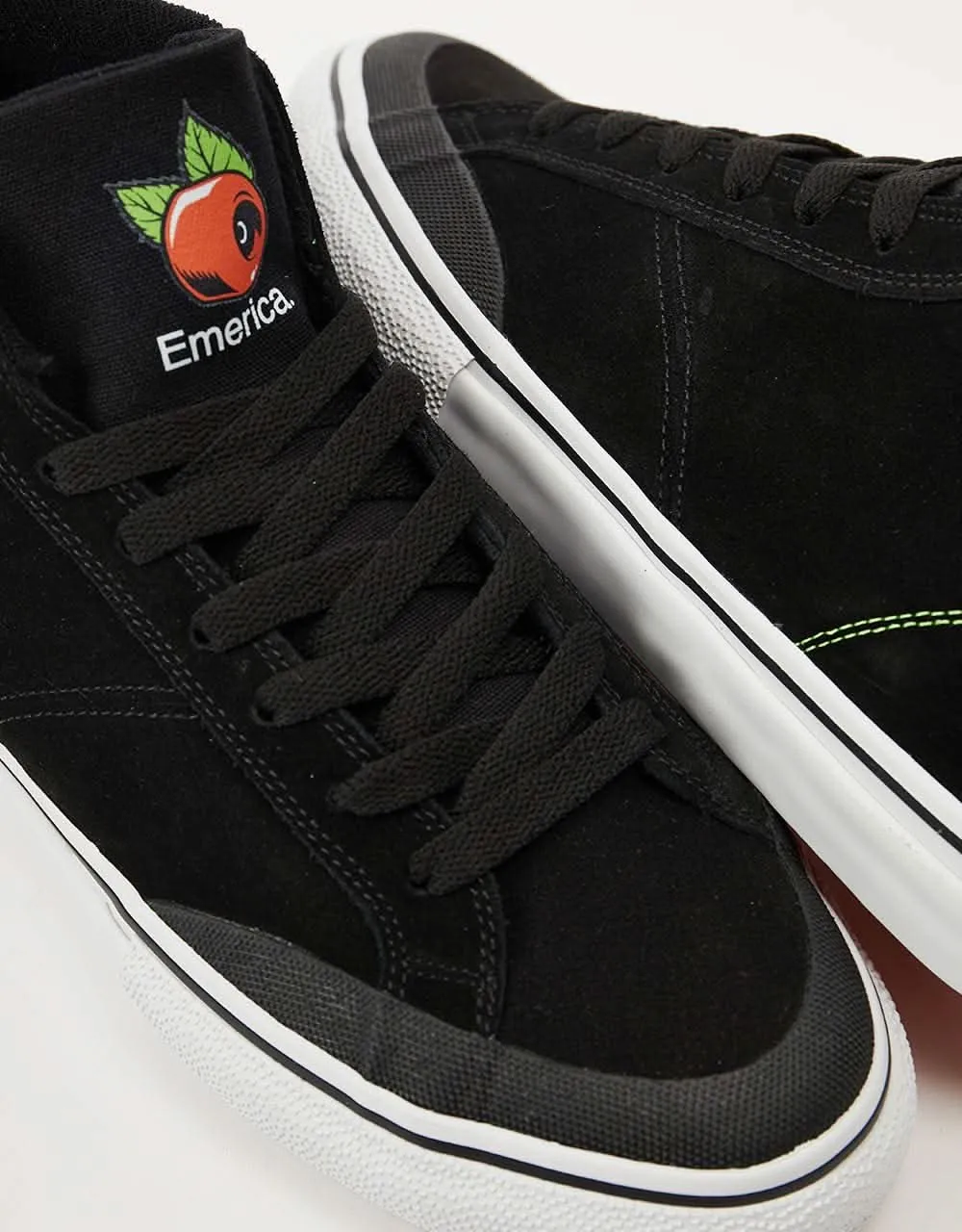 Emerica x OJ Omen Hi Skate Shoes - Black