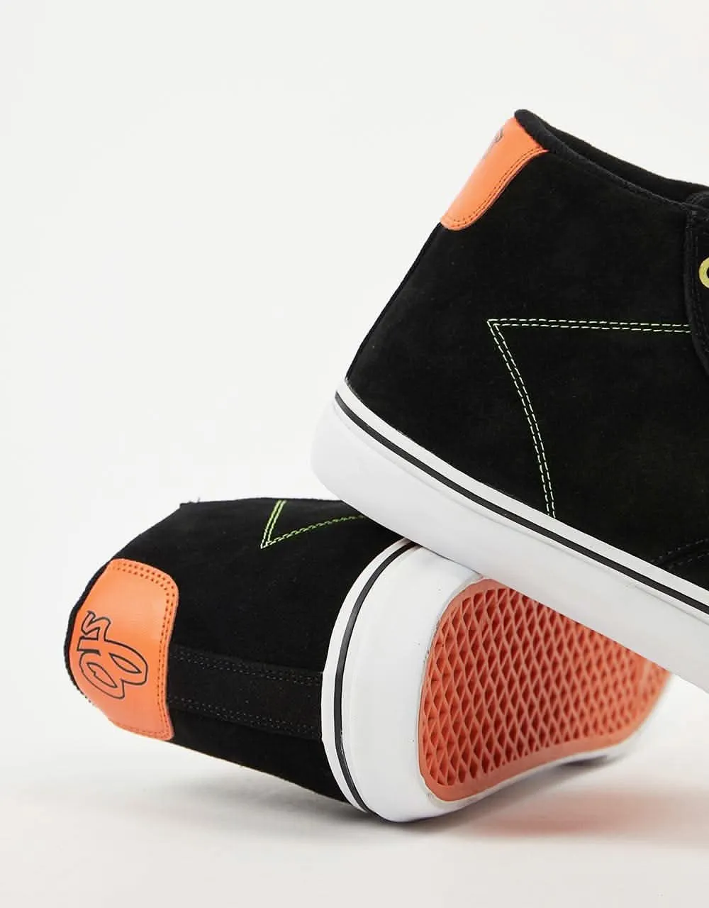 Emerica x OJ Omen Hi Skate Shoes - Black