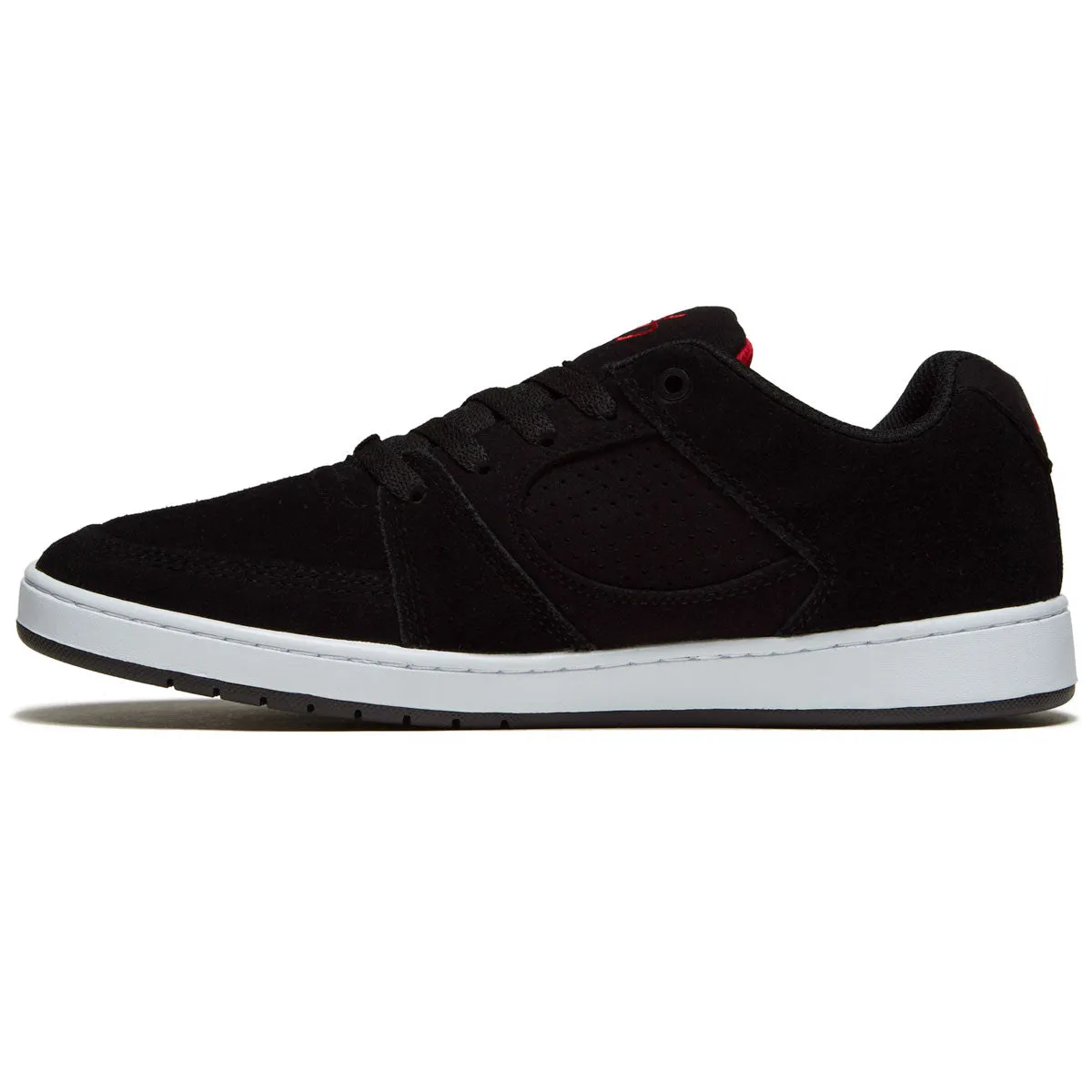 eS Accel Slim Shoes - Black/Black/Red