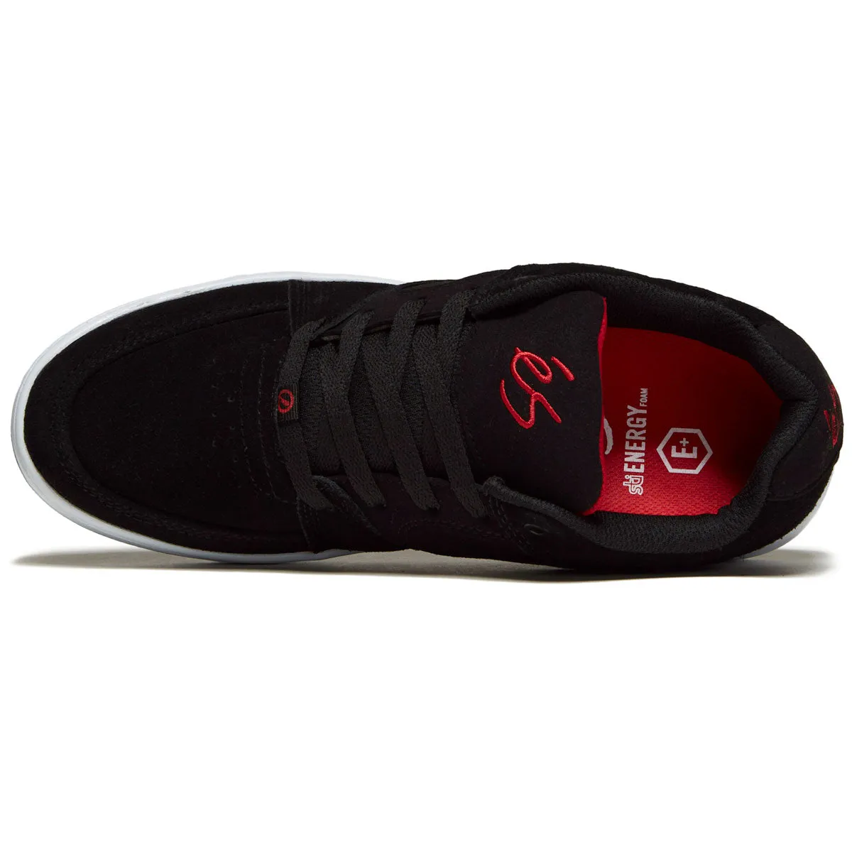 eS Accel Slim Shoes - Black/Black/Red