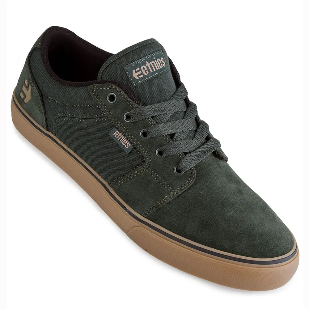 Etnies Barge LS Skate Shoes  - Green Gum