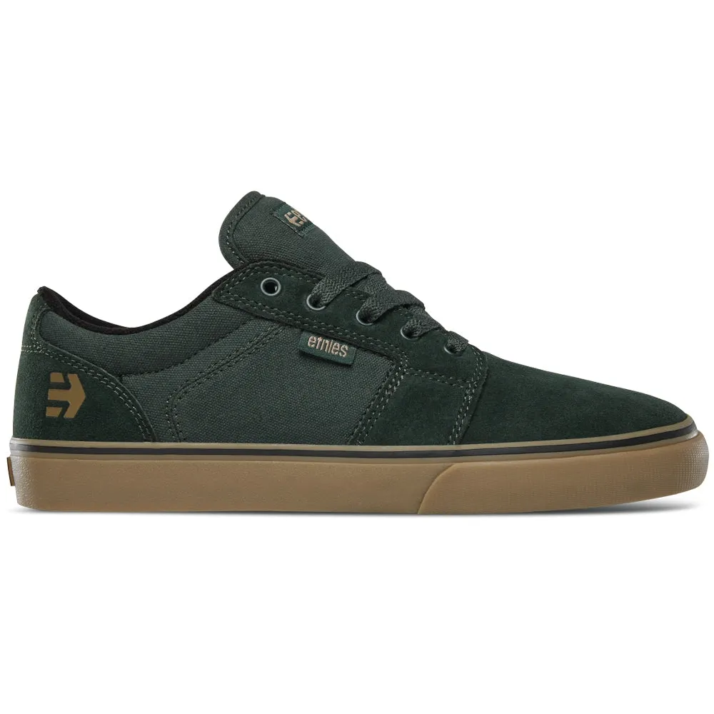 Etnies Barge LS Skate Shoes  - Green Gum