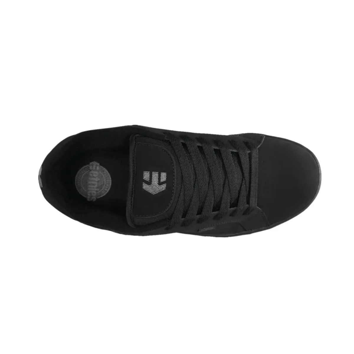 ETNIES Black Suede Skate Shoes