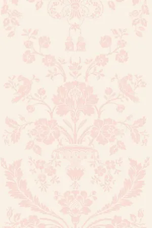 Farrow & Ball Wallpaper St Antoine BP912 Pale Pink/Off Whie