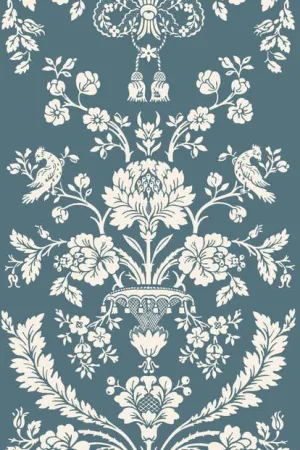 Farrow & Ball Wallpaper St Antoine BP947 White/Blue