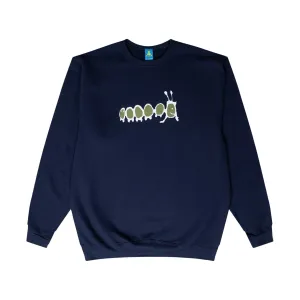 Frog Caterpillar Crewneck Navy