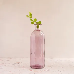 Glass Vase - Tall Purple