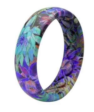 Groove Life Silicone Ring, Twilight Blossom