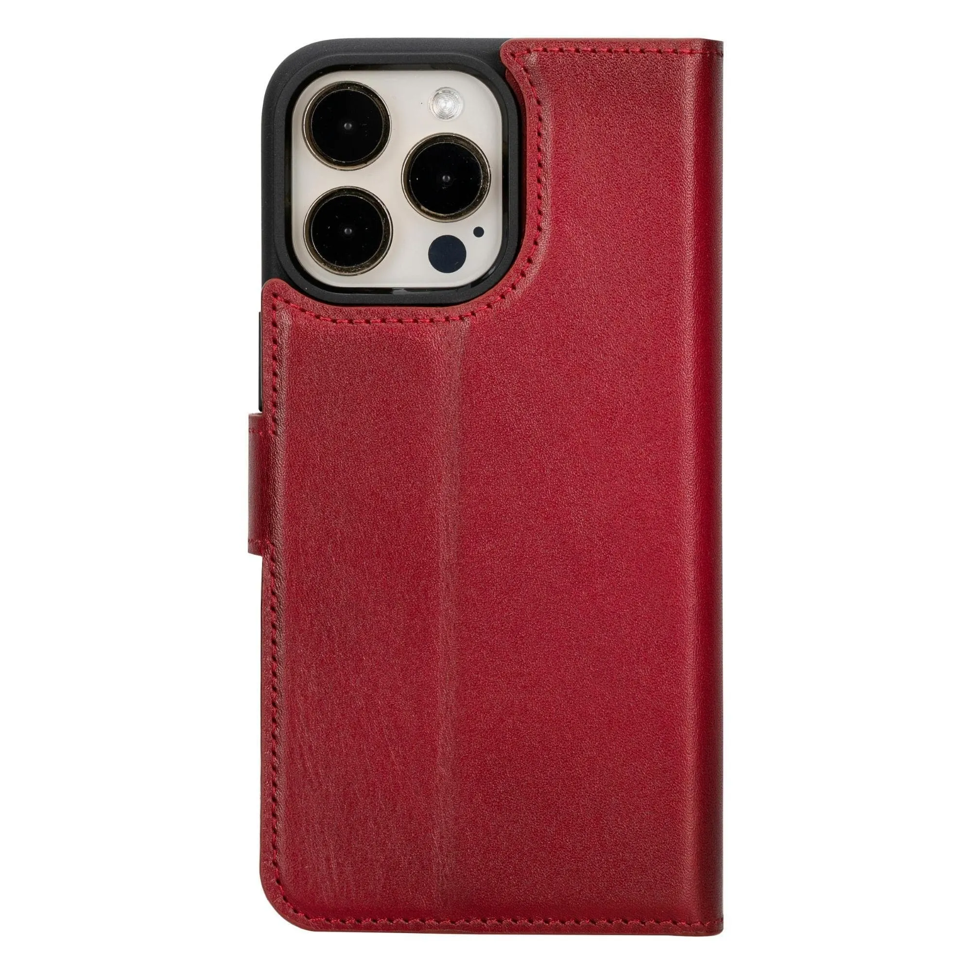 iPhone 15 Series Detachable Leather Wallet Case